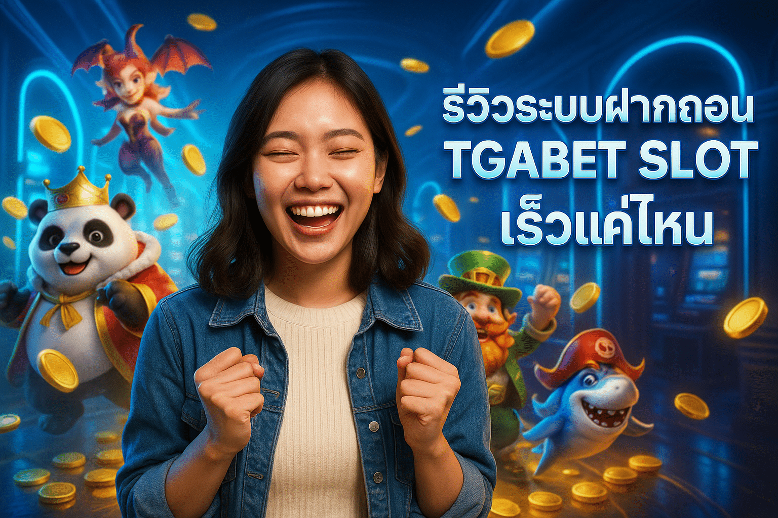 รีวิวระบบฝากถอน TGABET SLOT เร็วแค่ไหน